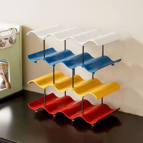 2/3/4 Layers Wavy Multi-layer Finishing Rack Large Capacity