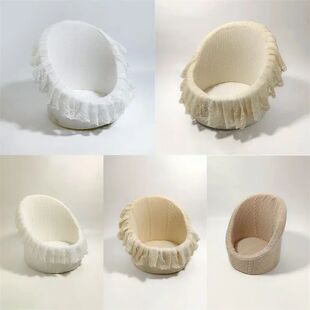 Bean Neonate Foam Newborn Lace Round Sofa Cotton Bag