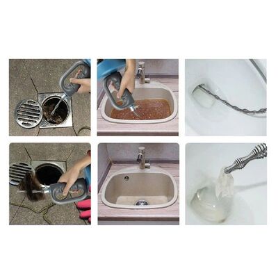 Snake Drain Cleaner Heavy Duty Pipe Snake for Bath Toilets