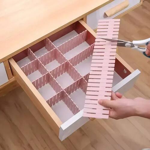Household Plastic Drawer Partition Board Free Combination