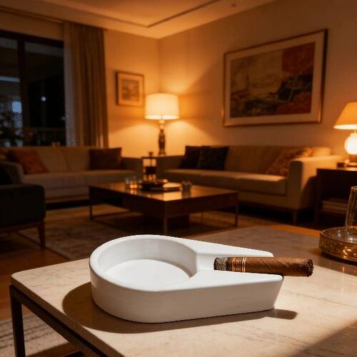 Creative Mini Plastic Cigar Ashtray Simple Portable Travel