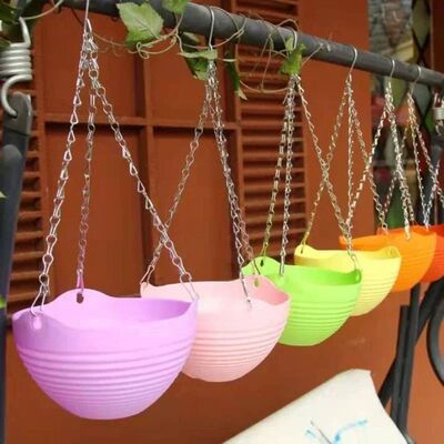 Plastic Thickened Resin Flower Pot Hanging Flower Plant Pot