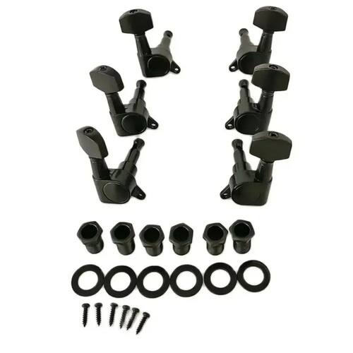 Metal Guitar String Tuning Pegs 3L3R Configuration Machine