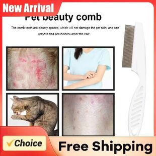 Pet Hair Removal Combs Washable Stainless Steel Pet Hair