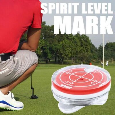 Professional Golf Slope Putting Level Reading Hat Clip for