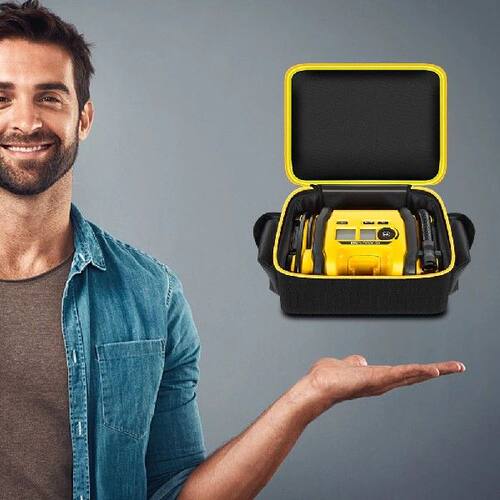 Dustproof Air Compressor Storage Bag with Accessory Pockets