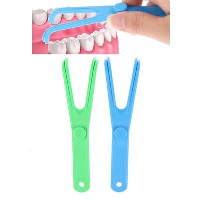 Dental Floss Holder Aid Oral Hygiene Toothpicks Holder