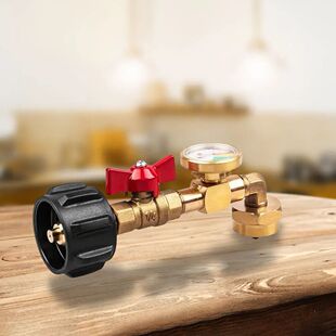 QCC1 Propane Refill Adapter with ON/Off Control Valve