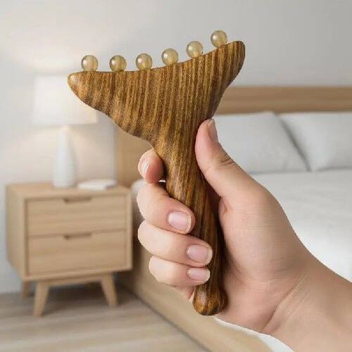 Portable Sandalwood Meridian Massage Comb Promote Hair