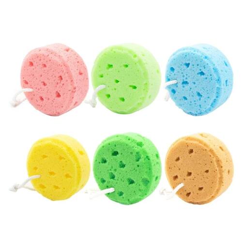 Circular Bath Seaweed Scrub Sponge Improve Skin Texture