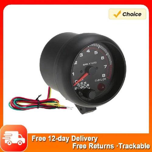 3.75 ''Automobile Refitted Instrument Light Tachometer