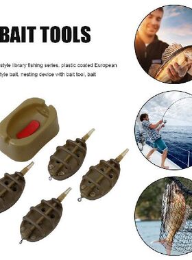Portable Fishing Bait Holder with Mould Plastic Inline Flat