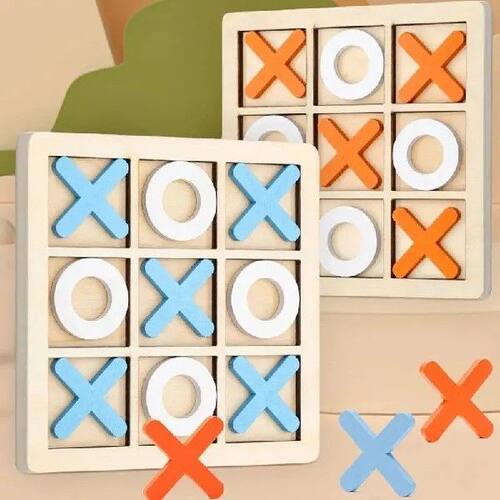 1pc Xo Tic Tac Toe Children Board Game Parent-child