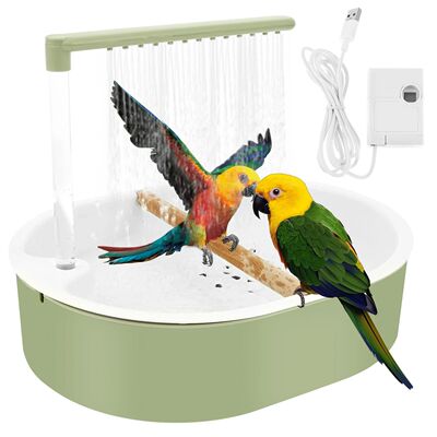 Bird Shower Bath Generous Capacity USB Electric Circulating