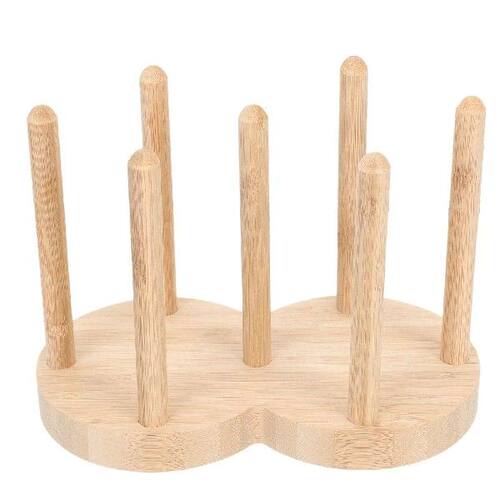 1Pcs Premium Wood Cup Holder Rack for Paper Coffee Cups