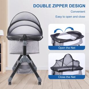Bassinet Cover Bassinet Netting Cover Foldable Mesh