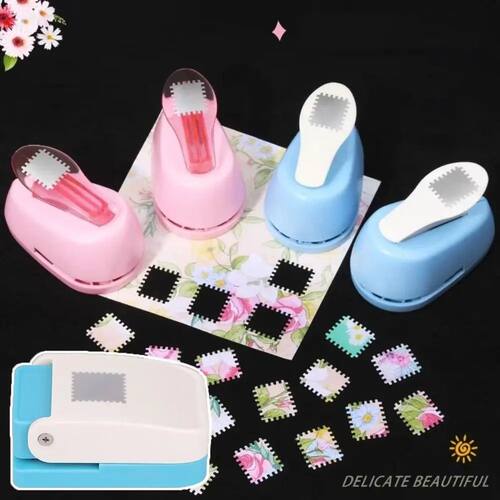 DIY Crafts Stamp Border Punch Embosser Handmade Stamp