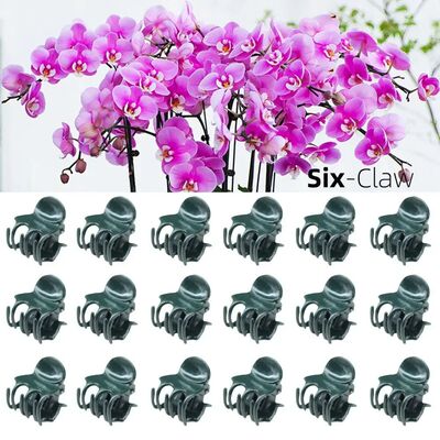 100Pcs Orchid Flower Support Plant Clips Supplies Garden