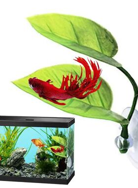 Fish Tank Betta Leaf Fish Bed Fish Rest Spawning Leaf