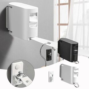 Retractable Wall Mounted Telescopic Clothesline