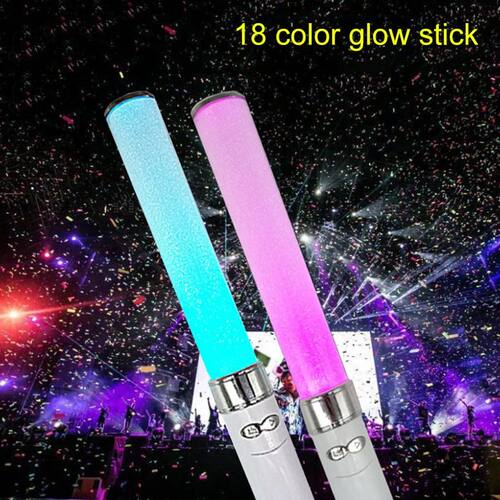 18 Color Changing Glow Sticks Atmosphere Lamp Battery