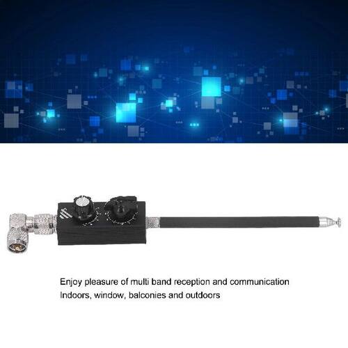QRP Shortwave Antenna HF Full Band Tuned FM Aviation UV for
