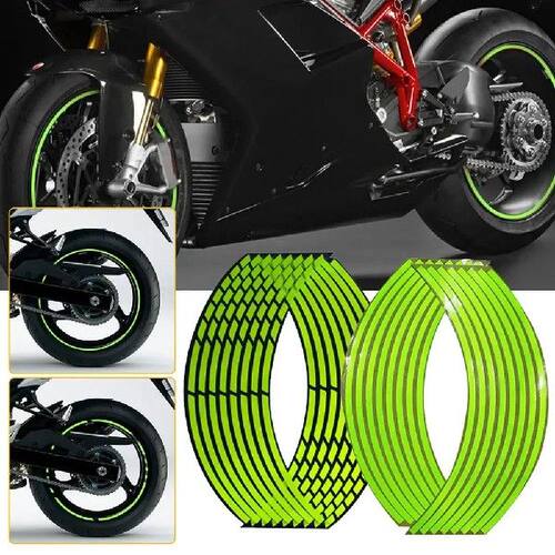 Motorcycle Rim Decorative Decal Motorcycle Wheel Stickers