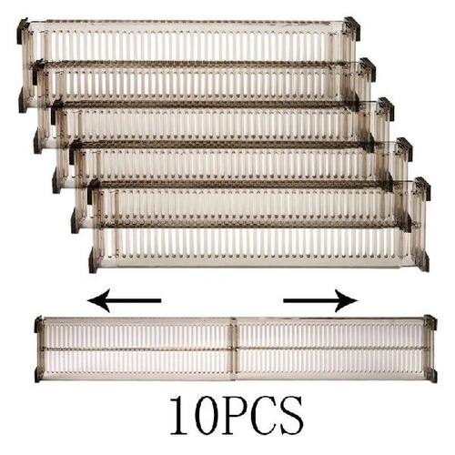 10pcs Plastic Drawer Divider 5sets Home Drawer Storage