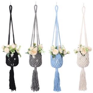 Pot Flower Hangers Holder Bohemia Macrame Net Plant