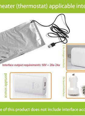 USB Thermostat Pad Portable Milk Bottle Thermal Heater Pad