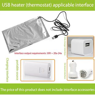 USB Thermostat Pad Portable Milk Bottle Thermal Heater Pad