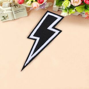 Logo Patches for Lightning Patch Embroidered Pcs Iron
