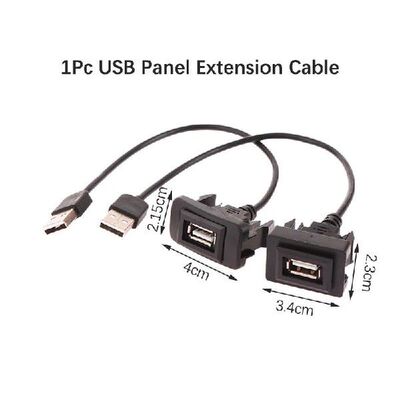 Panel Mount USB Extension Cable Compatible with Vios Levin