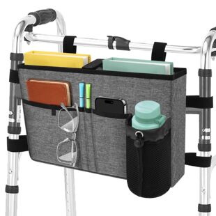 Basket Walker Tote Storage Rollator Bag Folding