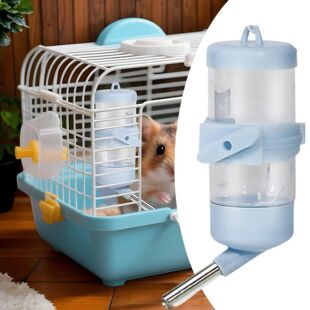 Plastic Bottle Water Pet Feeder Hanging Dispenser Hamster