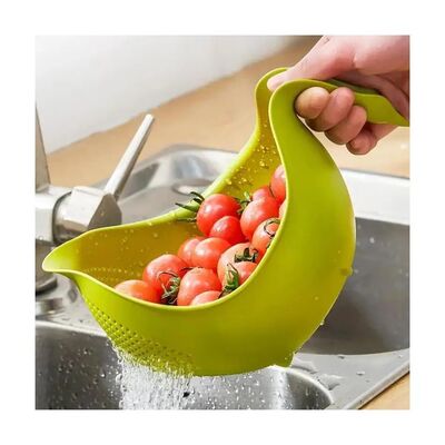 New Kitchen Drain Basket Bowl Rice Washing Filter Strainer