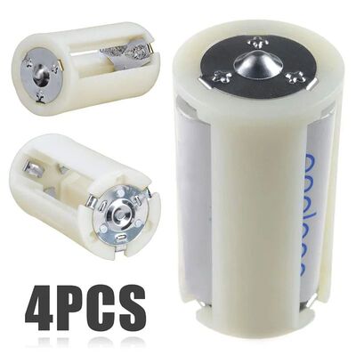4pcs AA To D Battery Box High Quality 3x AA To D Size