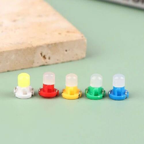 10Pcs  Dash Indicator Light Panel Bulb COB 1SMD Wedge LED