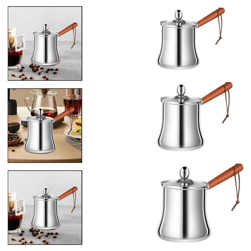 Stainless Steel Turkish Coffee Pot Stylish for Gravies