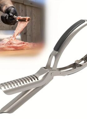 1Pc BBQ Rib Skinner Rib Prep Tool Barbecue Tool for Home