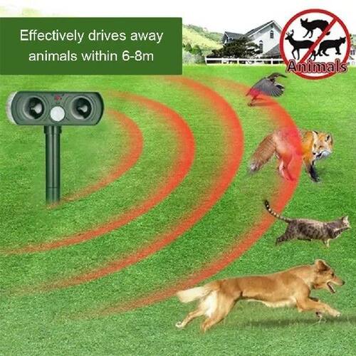 1PC Outdoor Solar Powered Animals Repeller Infrared