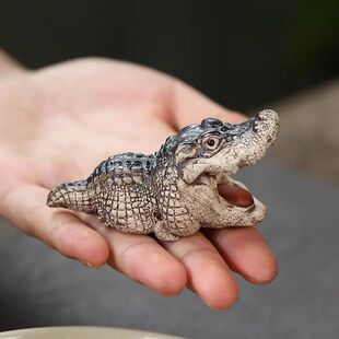 New Boutique Tea Petting Little Crocodiles Tea Pet