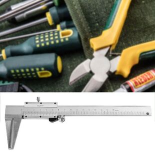 Inside  Vernier Caliper Measuring Tool Steel Ruler Portable