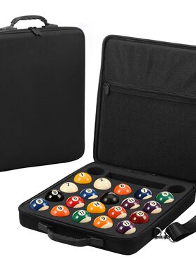 22 Grids Billiard Balls Bag Travel Pool Ball Storage Box