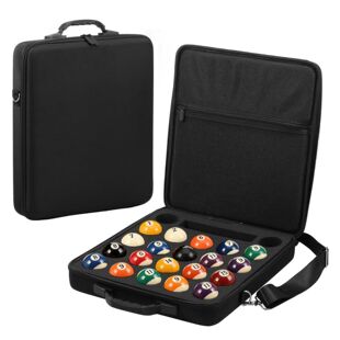 Travel Storage Box Bag Ball Balls Billiard Grids Pool