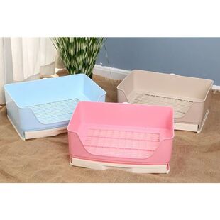 with Pet Large Toilet Litter Box Rabbit Bunny Drawer