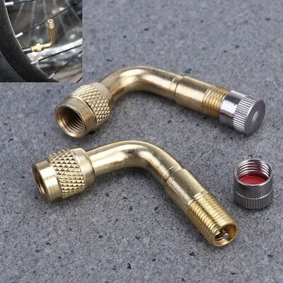 1/2pcs 45/90/135 Degree Angle Brass Air Tyre Valve Stem