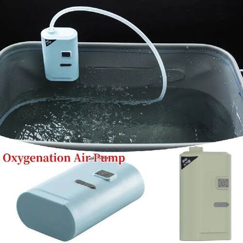 Aquarium Oxygen Pump USB Rechargeable Oxygenated Fish Tank
