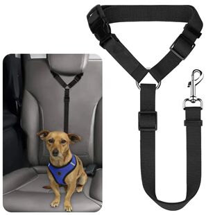 Safety Backseat Leash Harness Adjustable Dogs Belt Lead