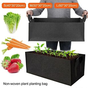 Garden Handles Felt Grow size with Bag Planting Multi